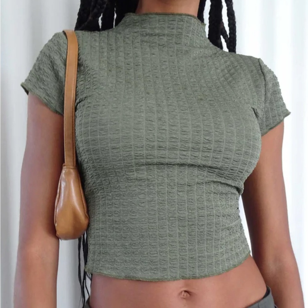 Motel Rocks open back high neck top